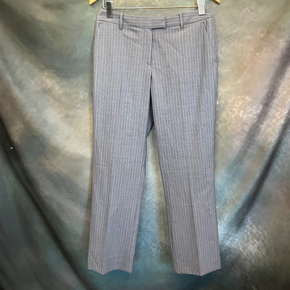 Brooks Brothers '346' Caroline Fit Gray Pinstripe Pants Women's Size 6P